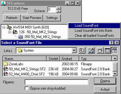 Sound Font Explorer