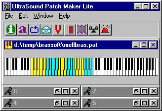 Pianoklaviatur i Patch  Maker Lite
